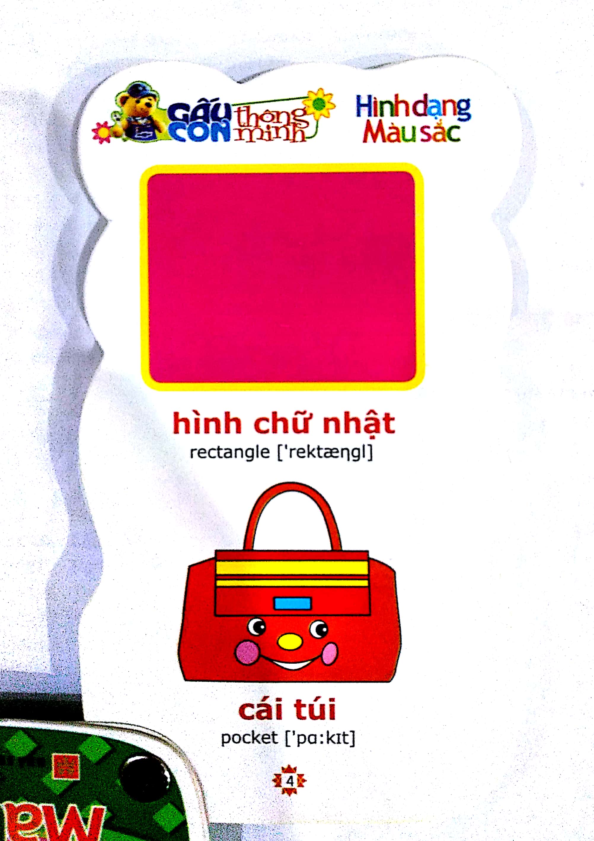 gấu con thông minh - hình dạng, màu sắc (dành cho trẻ mầm non)