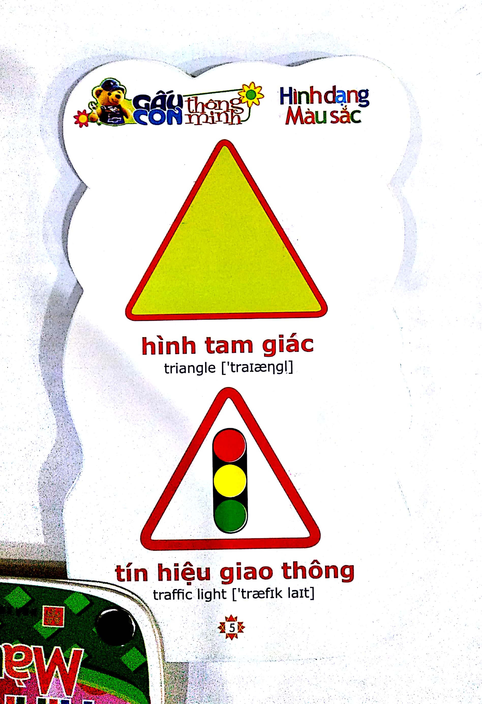 gấu con thông minh - hình dạng, màu sắc (dành cho trẻ mầm non)
