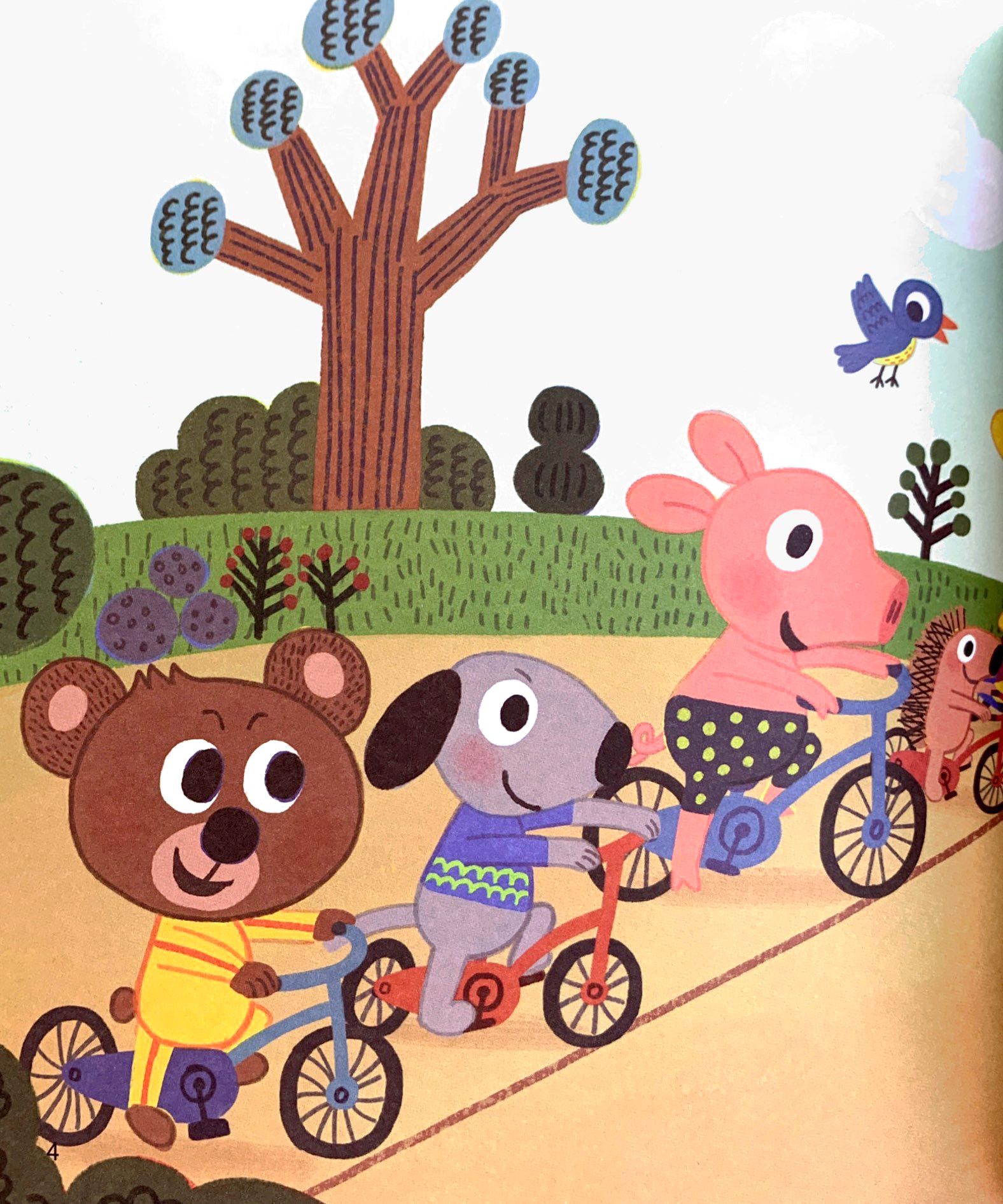 gấu con tinh nghịch - cạnh tranh và đoàn kết: mình sẽ về đích đầu tiên!