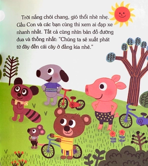 gấu con tinh nghịch - cạnh tranh và đoàn kết - mình sẽ về đích đầu tiên! (tái bản 2024)