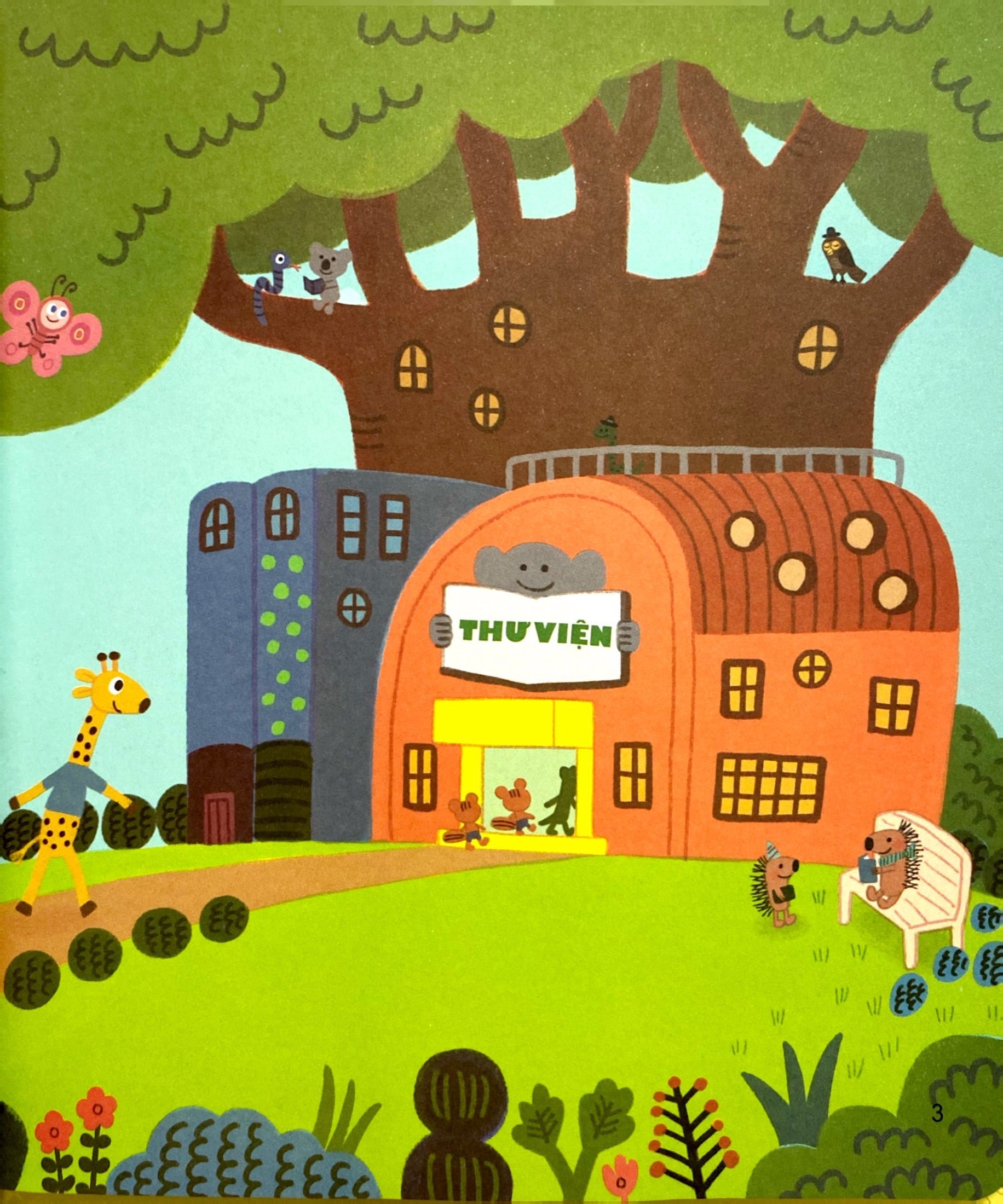 gấu con tinh nghịch - khả năng điều chỉnh bản thân - gấu con đi thư viện (tái bản 2024)