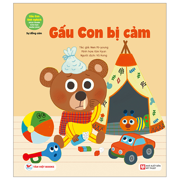 gấu con tinh nghịch - sự đồng cảm: gấu con bị cảm