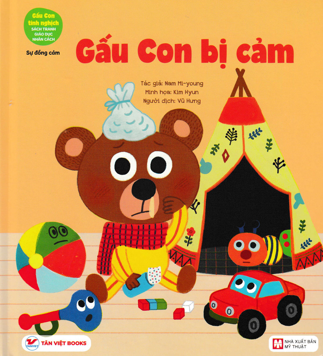 gấu con tinh nghịch - sự đồng cảm: gấu con bị cảm