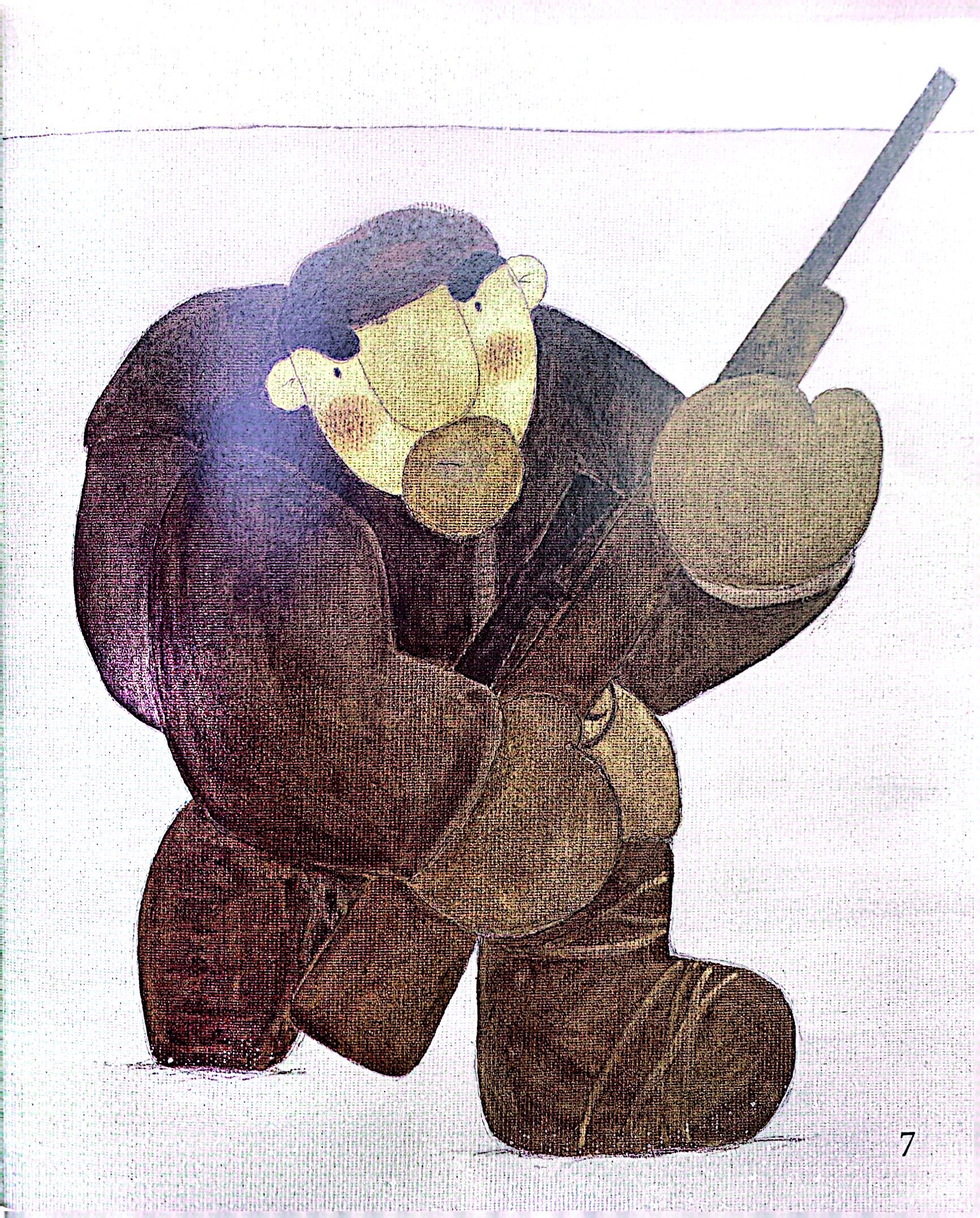 gấu koda - cái mũi đen