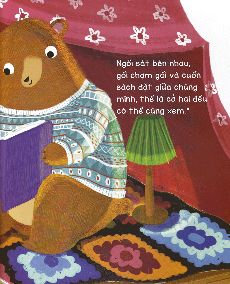 gấu là bạn đọc sách tuyệt với nhất (tái bản 2020)