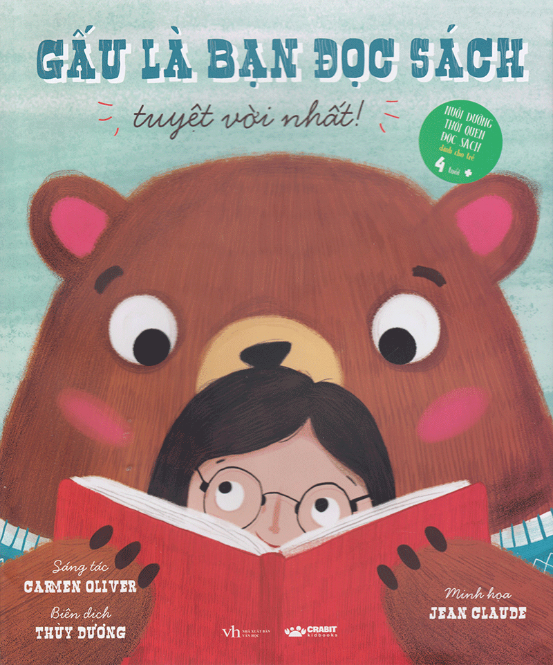 gấu là bạn đọc sách tuyệt với nhất (tái bản 2020)