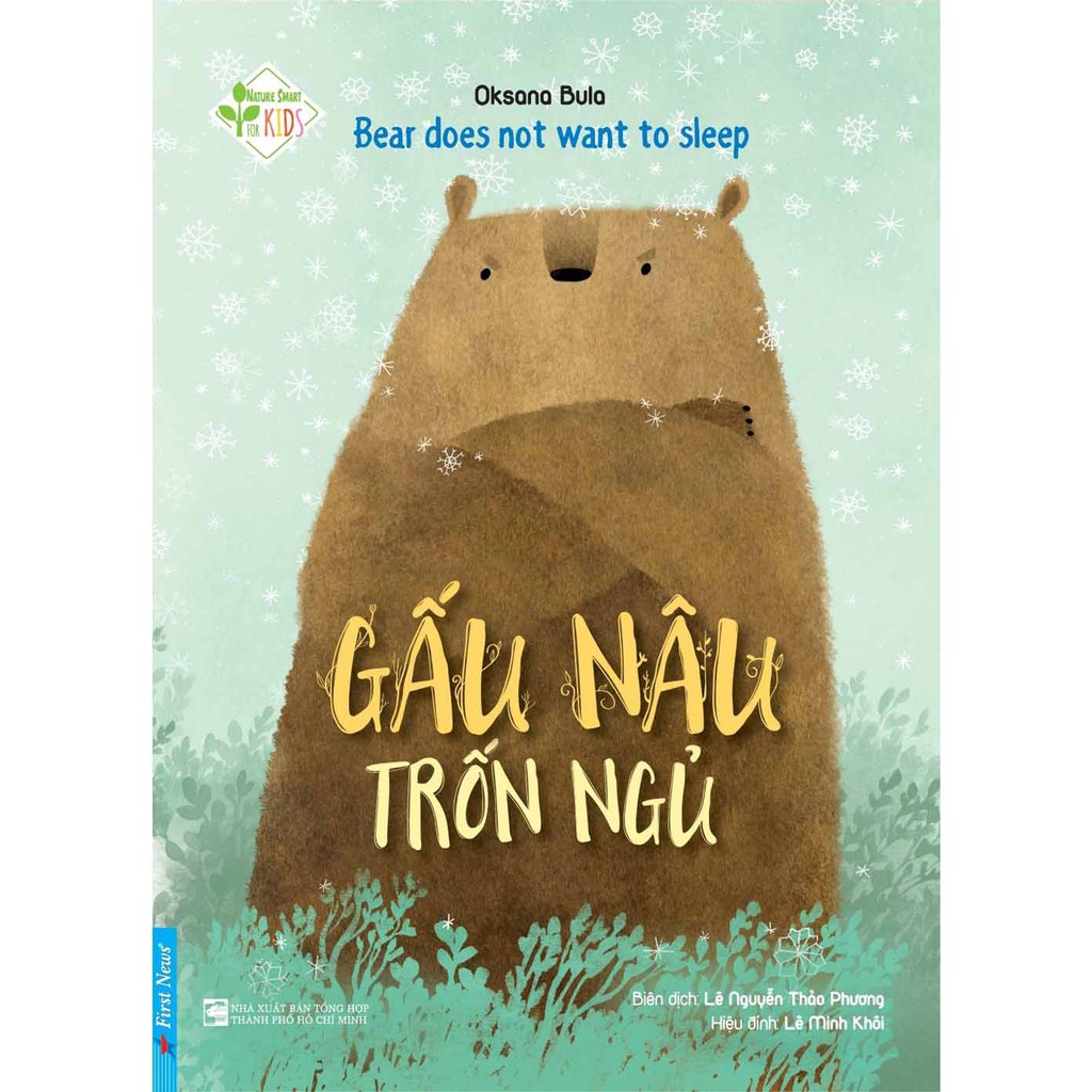 gấu nâu trốn ngủ - nature smart for kids