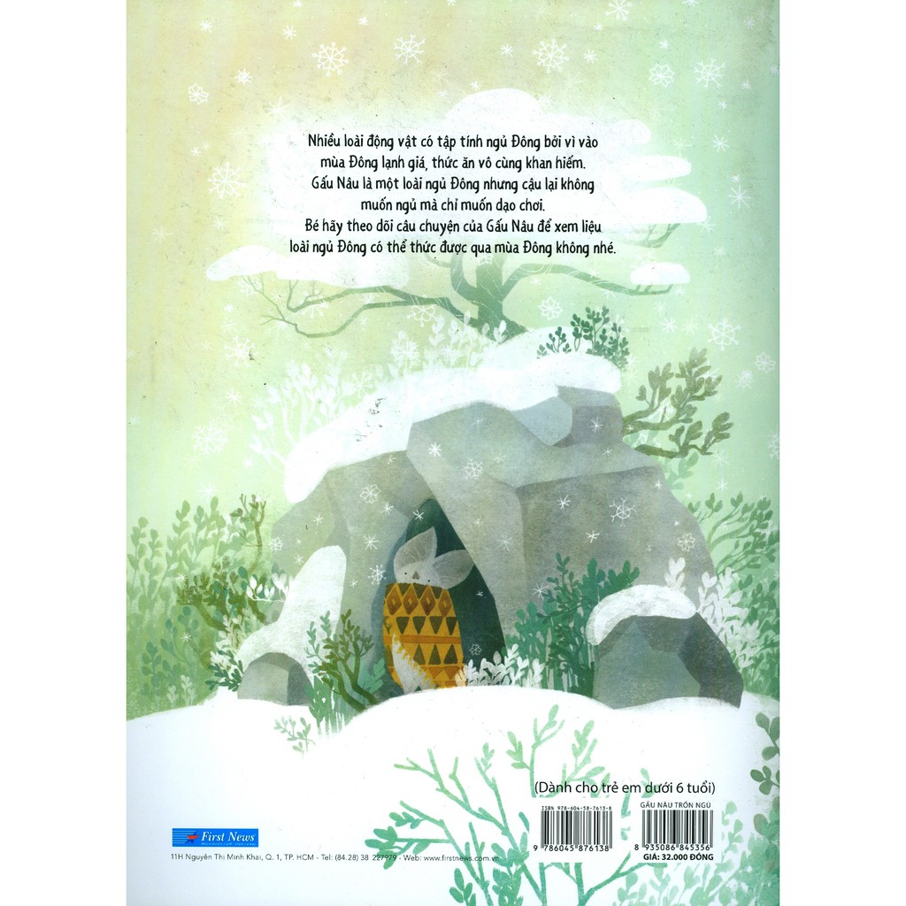 gấu nâu trốn ngủ - nature smart for kids