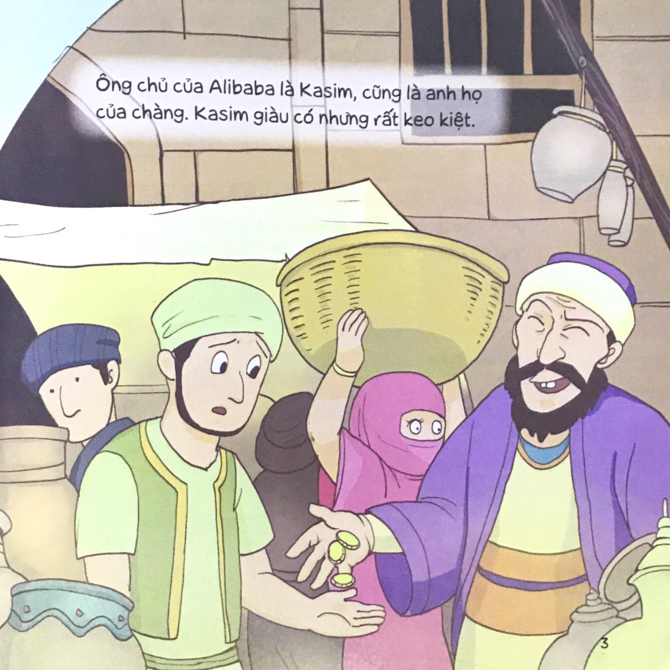 gấu xù kể chuyện - alibaba thành bát-đa