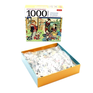 geishas and the floating world - 1000 piece jigsaw puzzle: finished size 24 x 18 inches (61 x 46 cm)