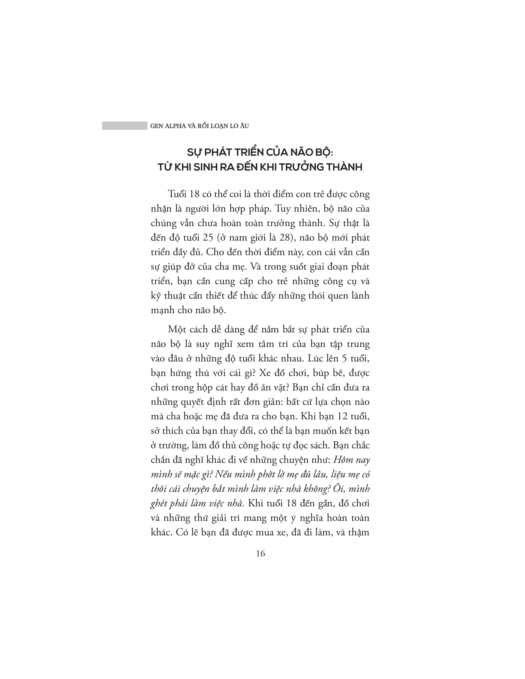 gen alpha và rối loạn lo âu