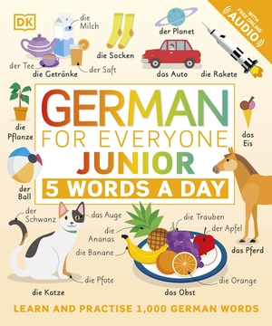 german for everyone junior 5 words a day: learn and practise 1,000 german words
