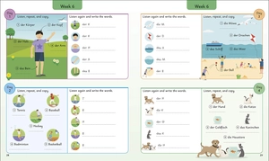 german for everyone junior 5 words a day: learn and practise 1,000 german words