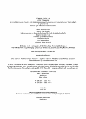 geronimo stilton #19: "lost in translation"