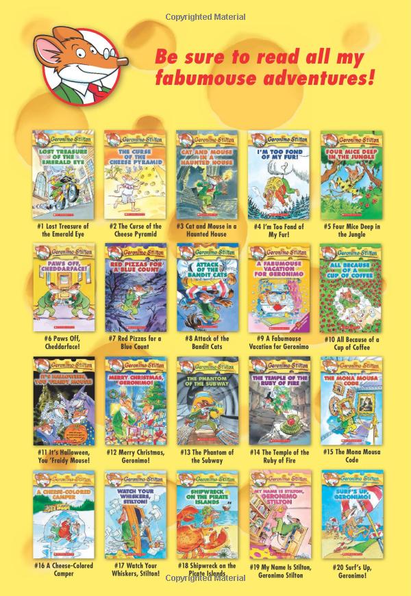 geronimo stilton# 57: the stinky cheese vacation