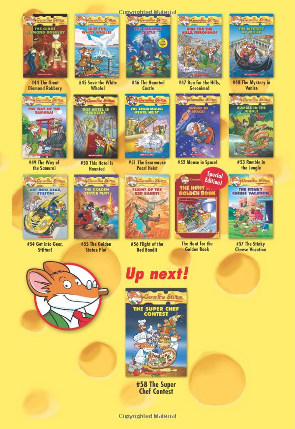 geronimo stilton# 57: the stinky cheese vacation