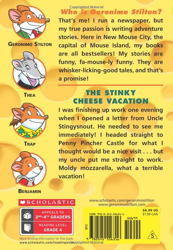 geronimo stilton# 57: the stinky cheese vacation