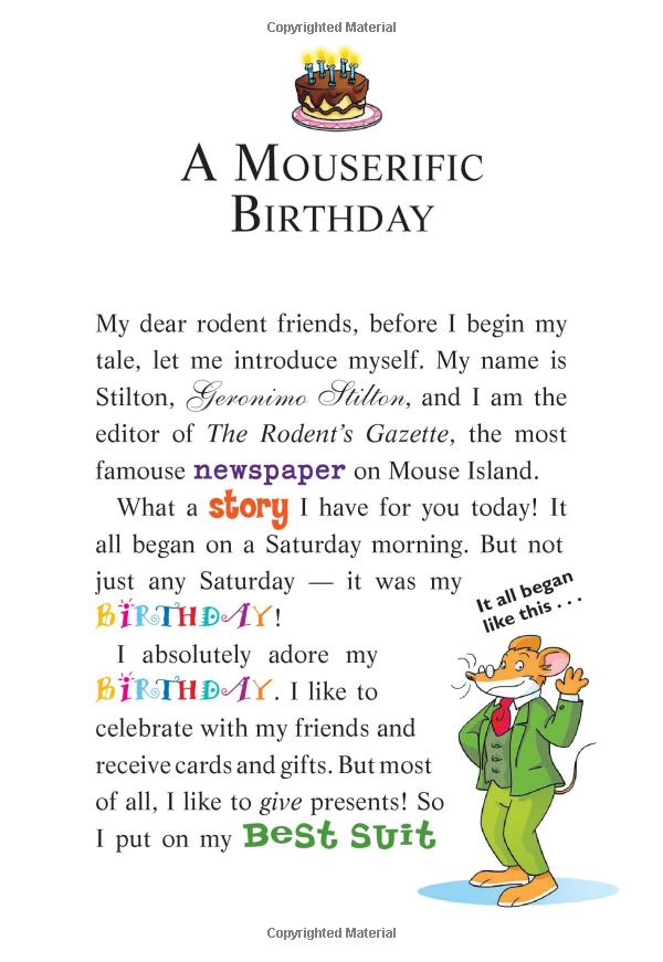 geronimo stilton #59: welcome to moldy manor