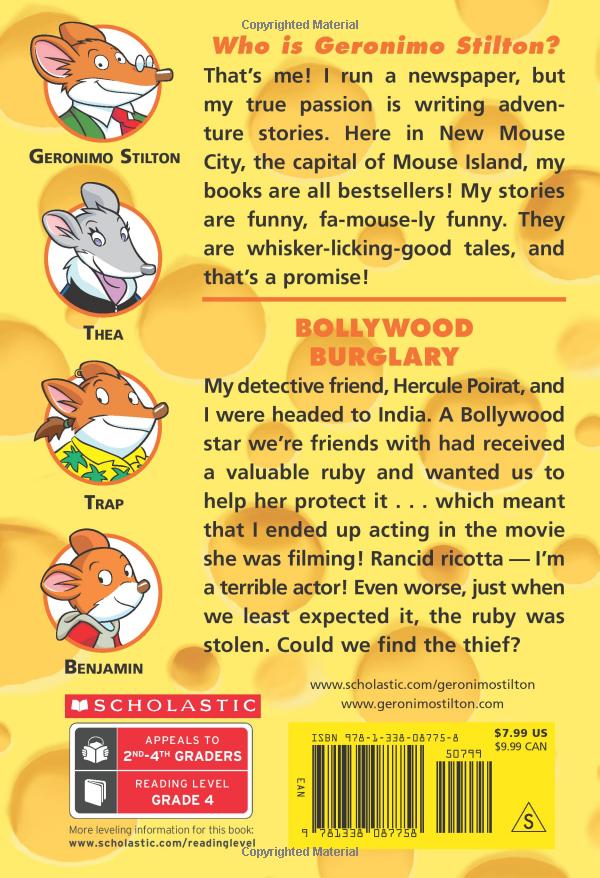 geronimo stilton #65: bollywood burglary