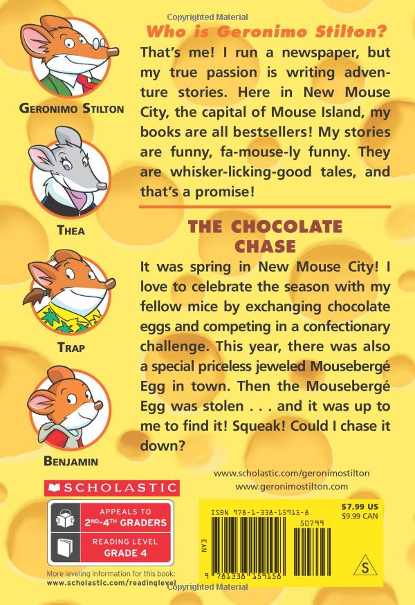 geronimo stilton #67: the chocolate chase