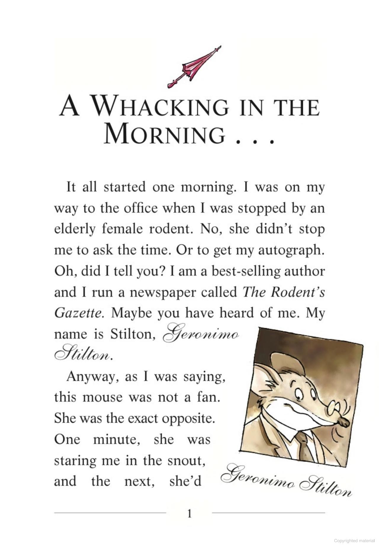 geronimo stilton - book 6 - paws off, cheddarface!