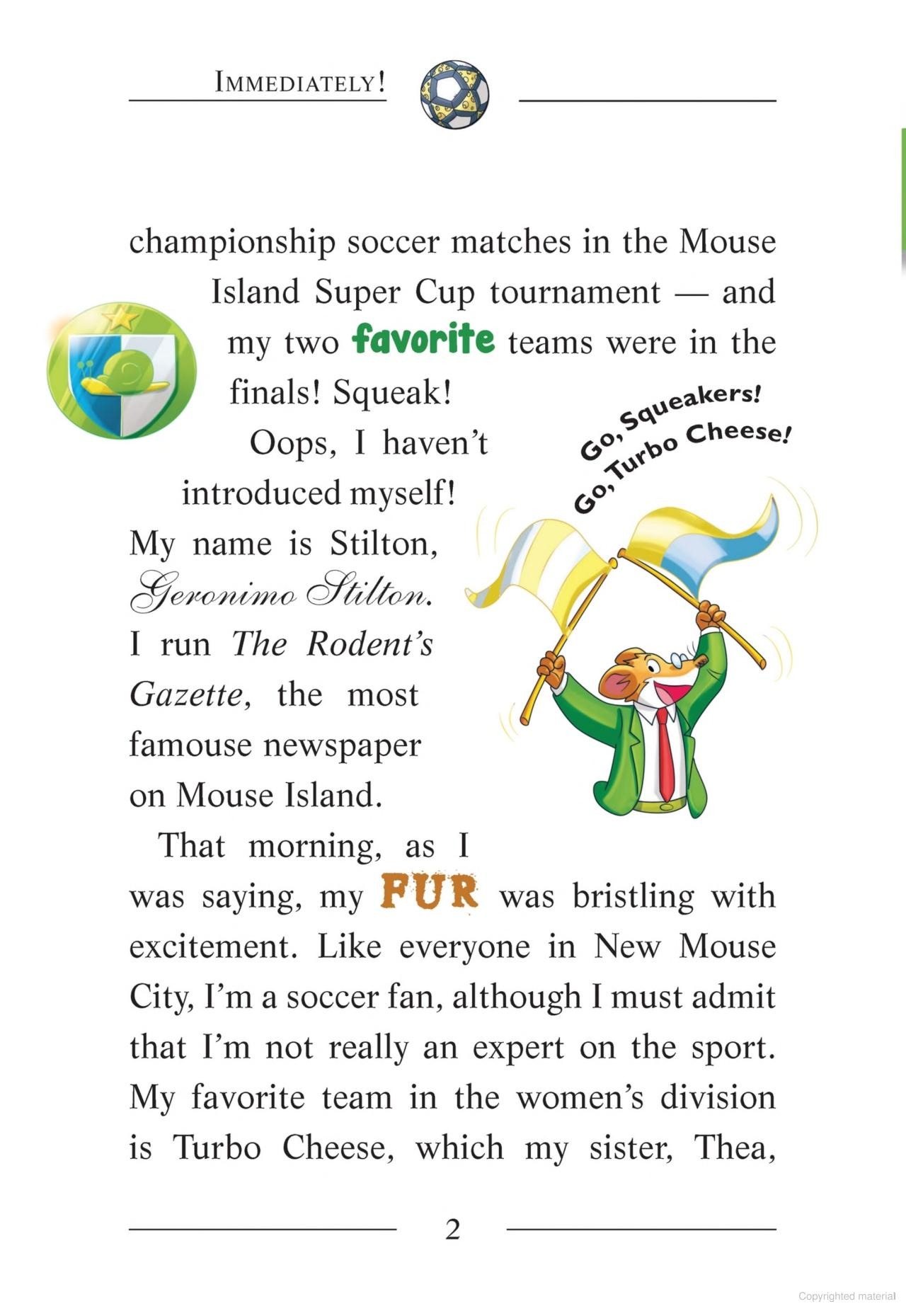 geronimo stilton - book 81 - the super cup face-off