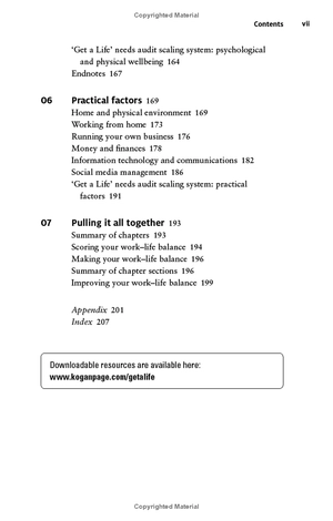 get a life!: creating a successful work-life balance