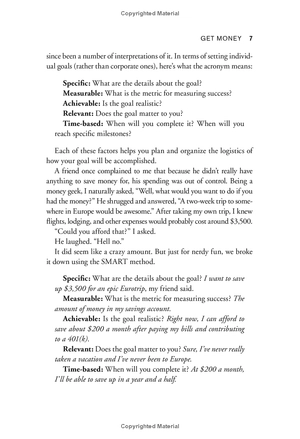 get money: live the life you want, not just the life you can afford