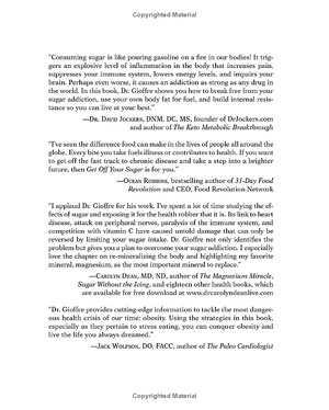 get off your sugar: burn the fat, crush your cravings, and go from stress eating to strength eating