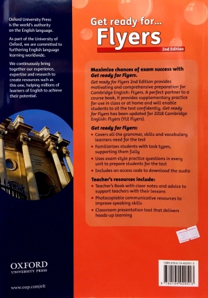 get ready for flyers: sb with downloadable audio: maximize chances of exam