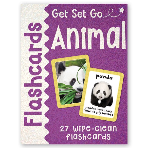 get set go: flashcards - animals