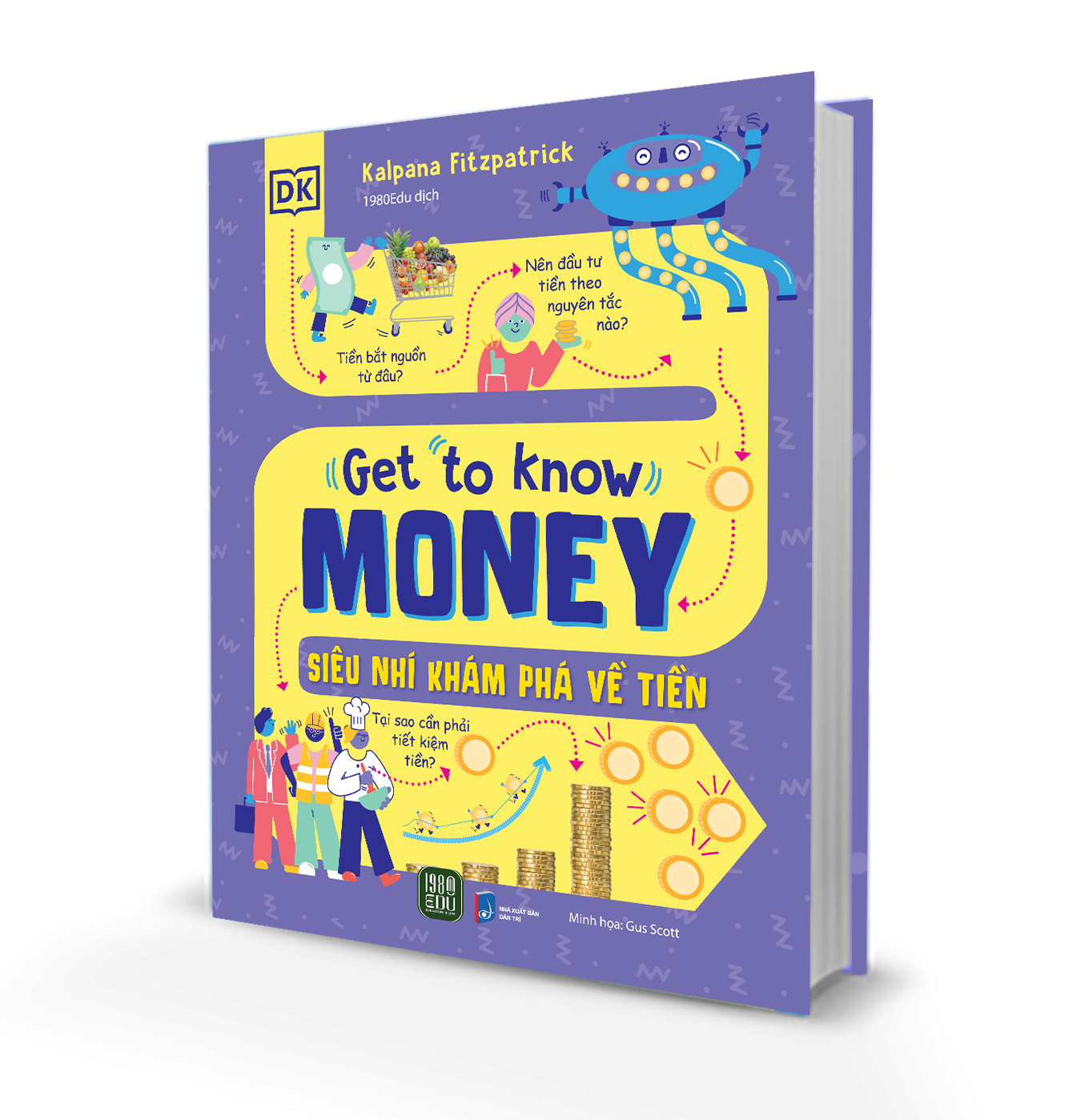 get to know money - siêu nhí khám phá về tiền - bìa cứng