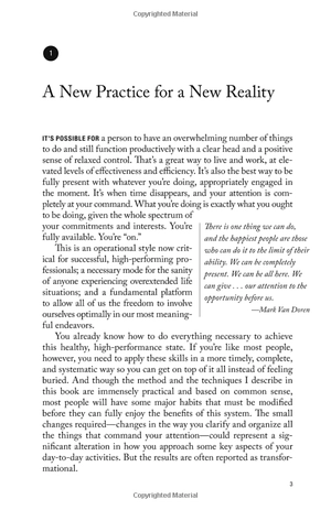 getting things done : the art of stress-free productivity