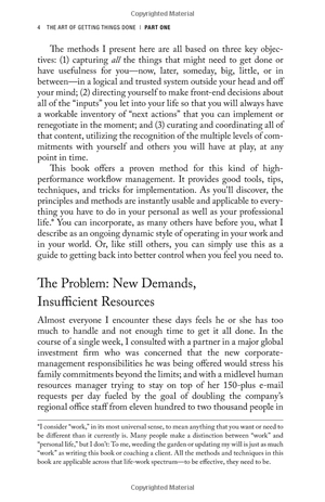 getting things done : the art of stress-free productivity