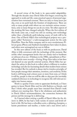 getting things done : the art of stress-free productivity