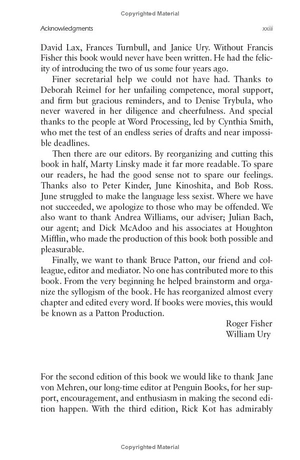 getting to yes: negotiating an agreement without giving in