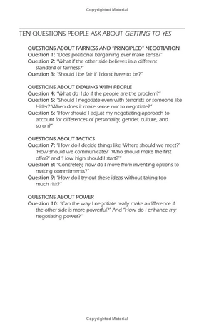 getting to yes: negotiating an agreement without giving in