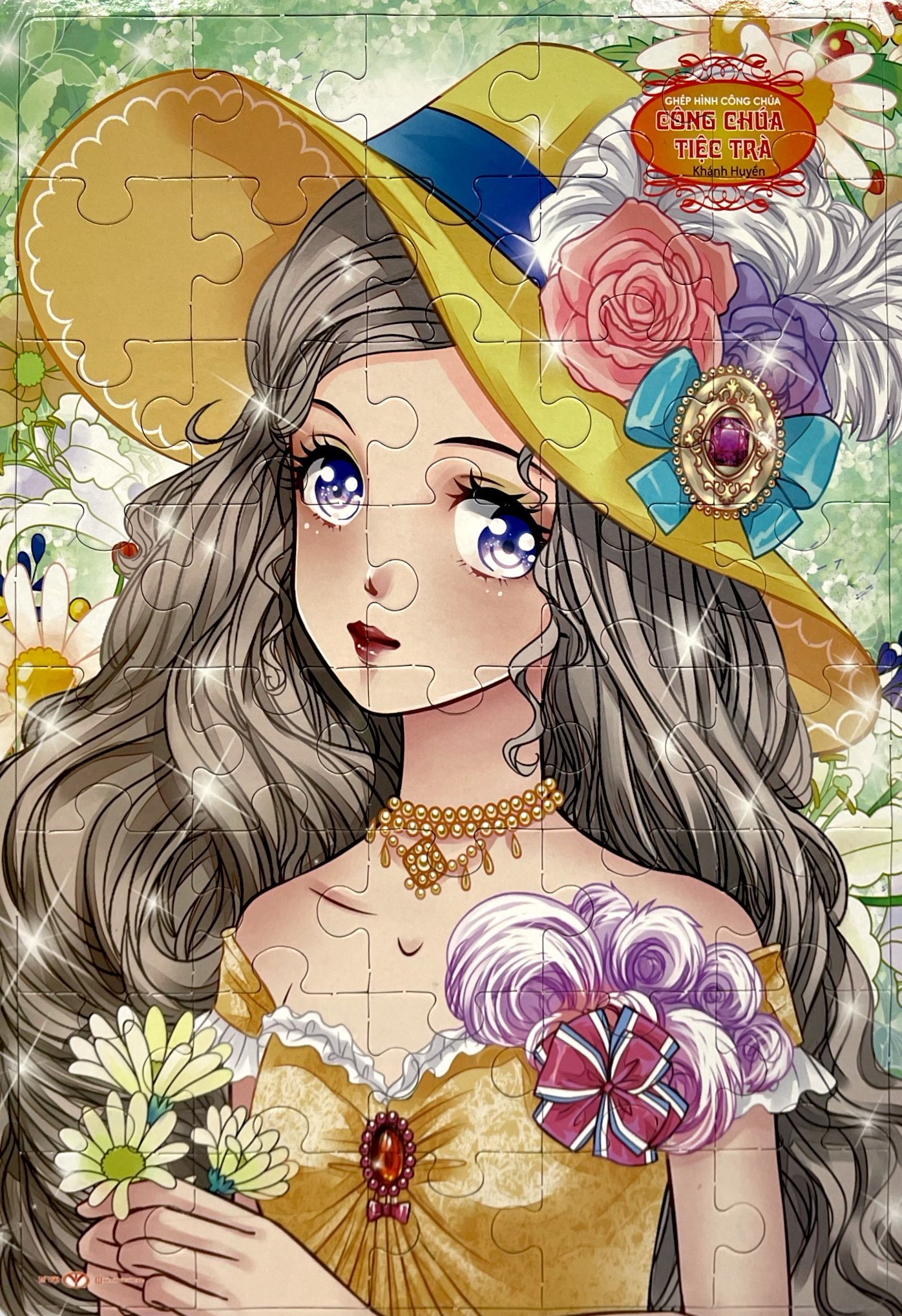 ghép hình công chúa - công chúa tiệc trà