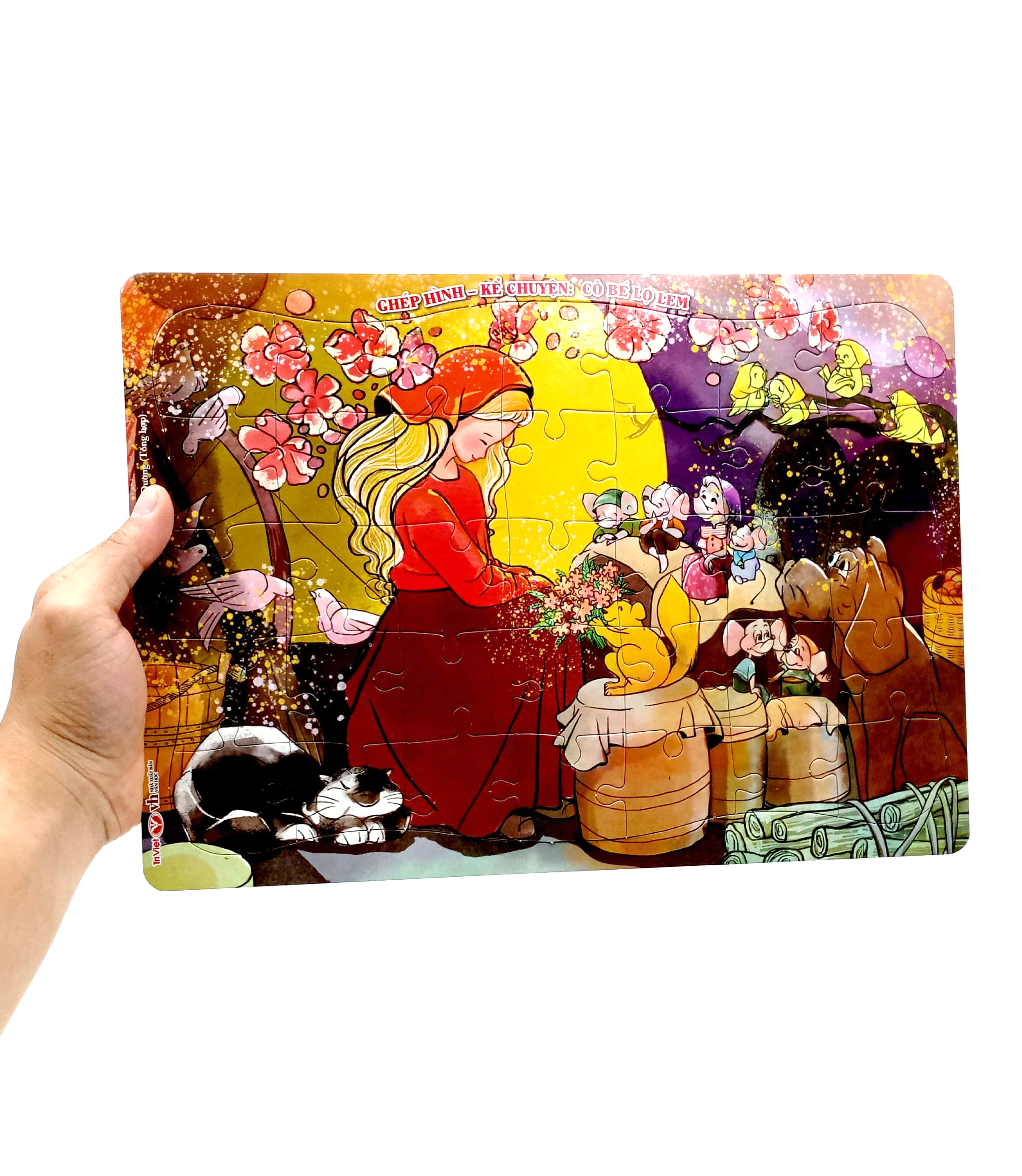 ghép hình - kể chuyện: cô bé lọ lem