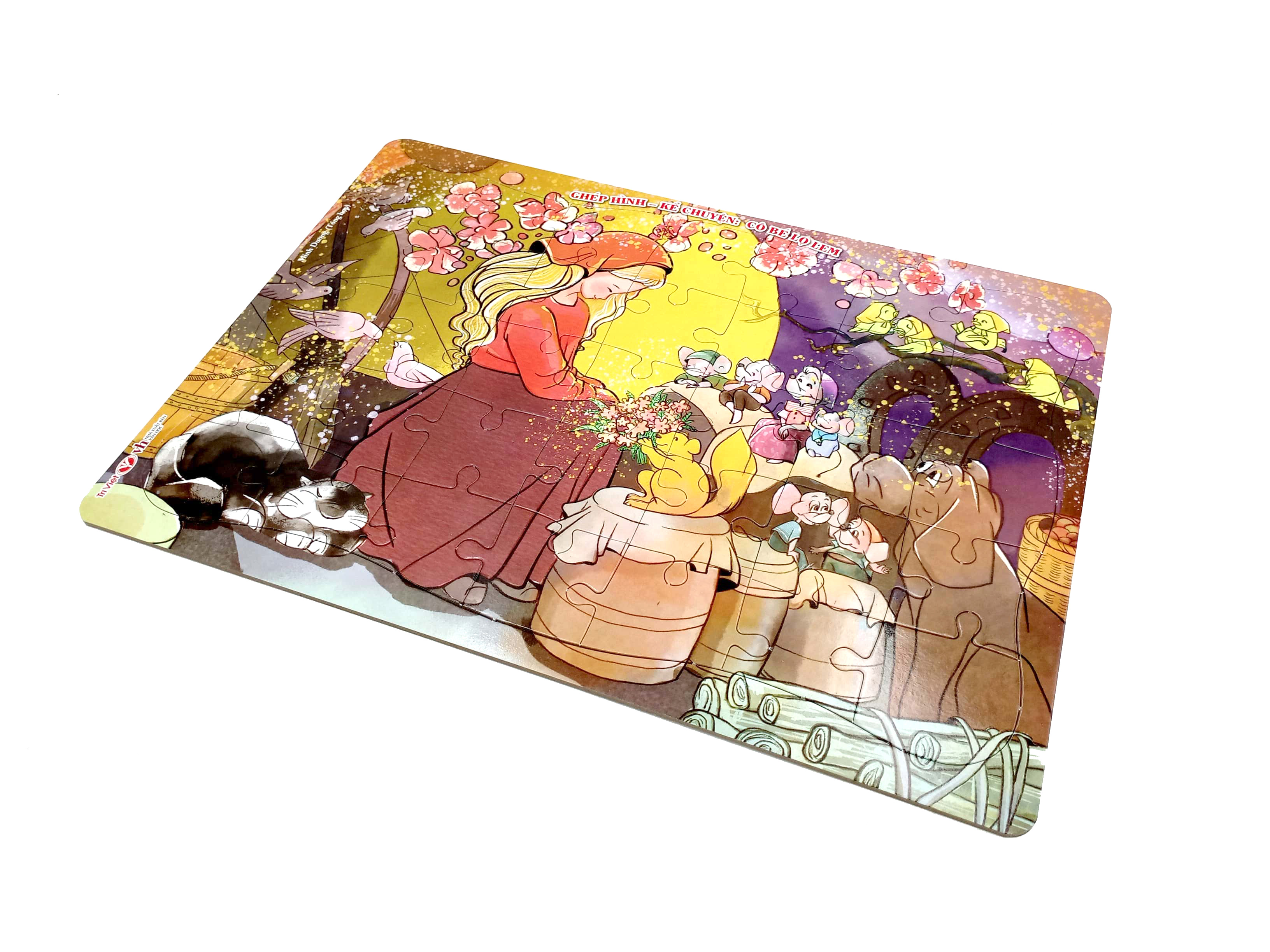 ghép hình - kể chuyện: cô bé lọ lem