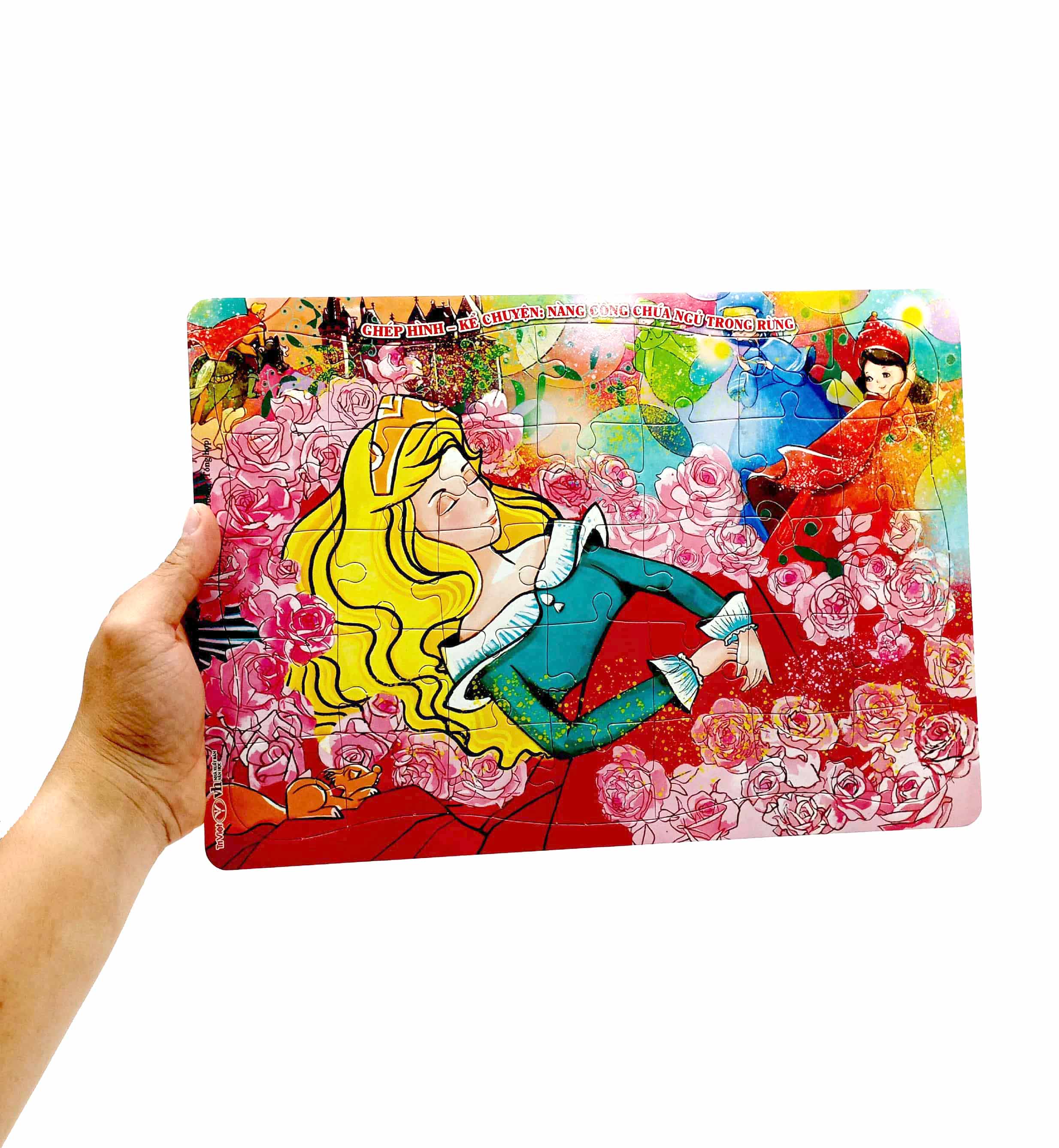 ghép hình - kể chuyện: nàng công chúa ngủ trong rừng