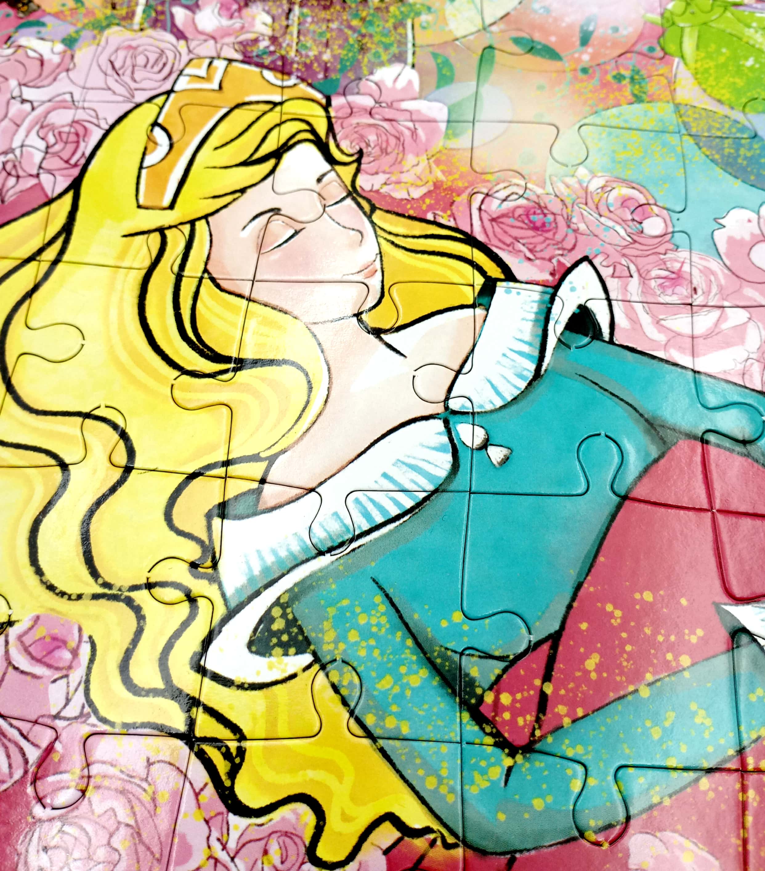 ghép hình - kể chuyện: nàng công chúa ngủ trong rừng