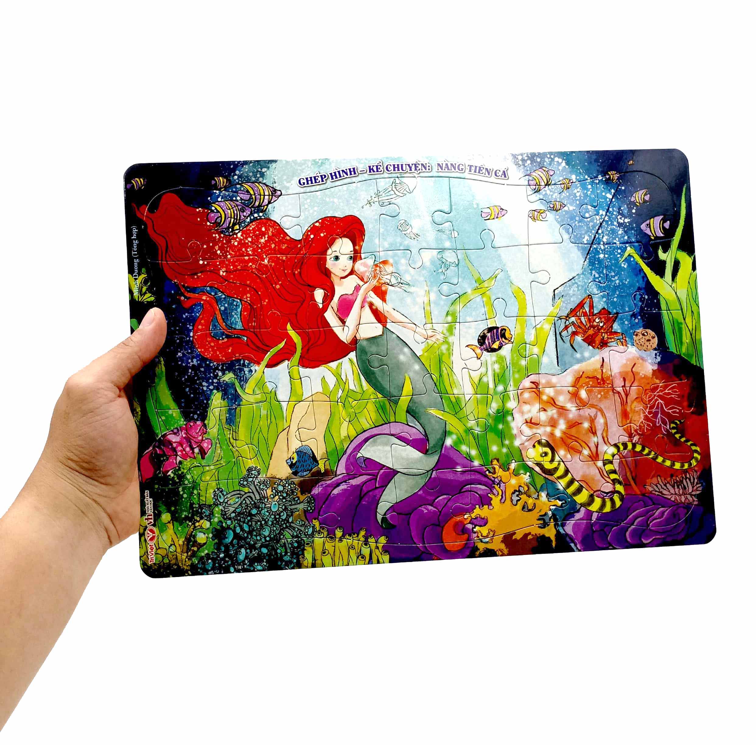 ghép hình - kể chuyện: nàng tiên cá