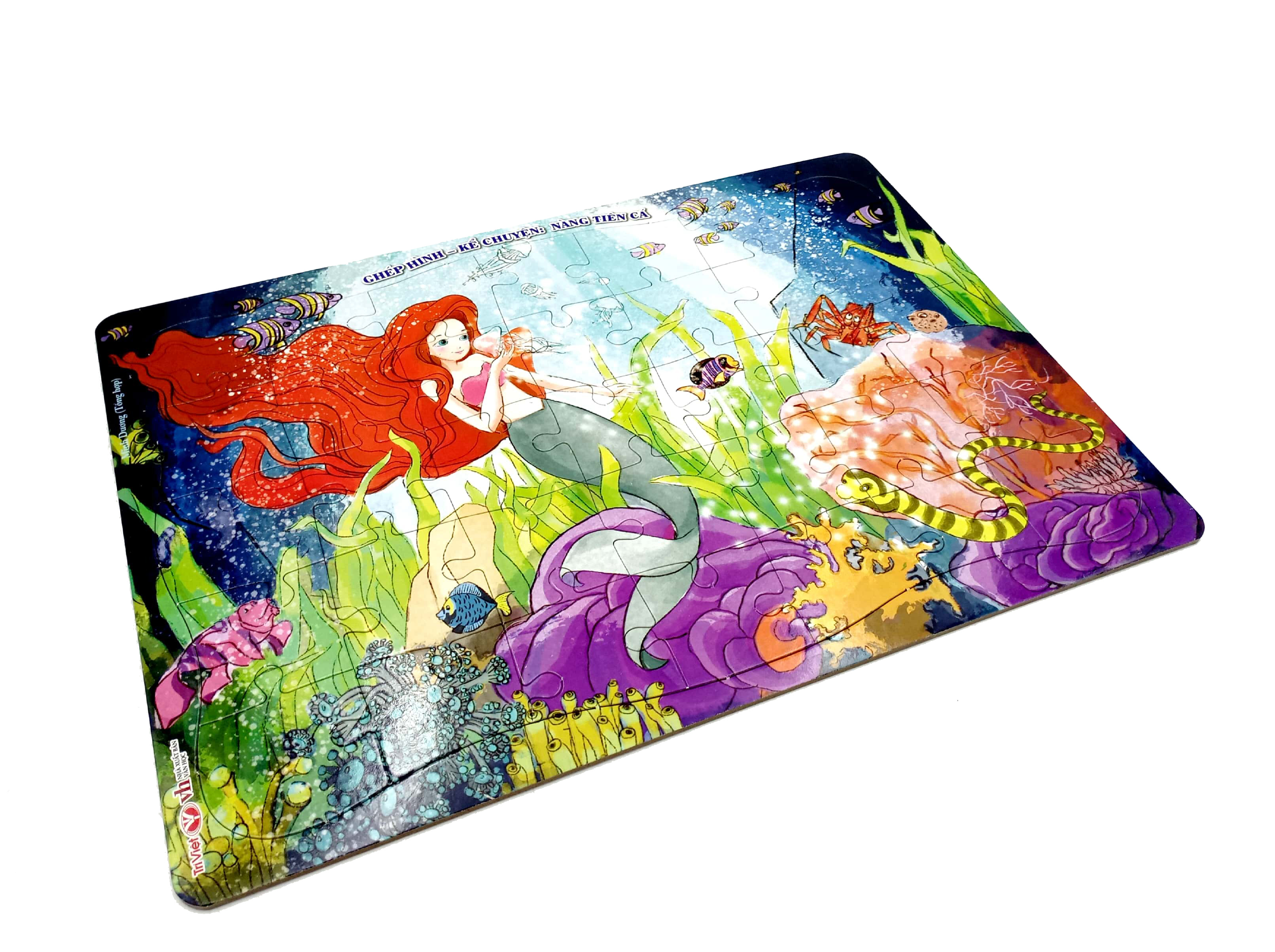 ghép hình - kể chuyện: nàng tiên cá