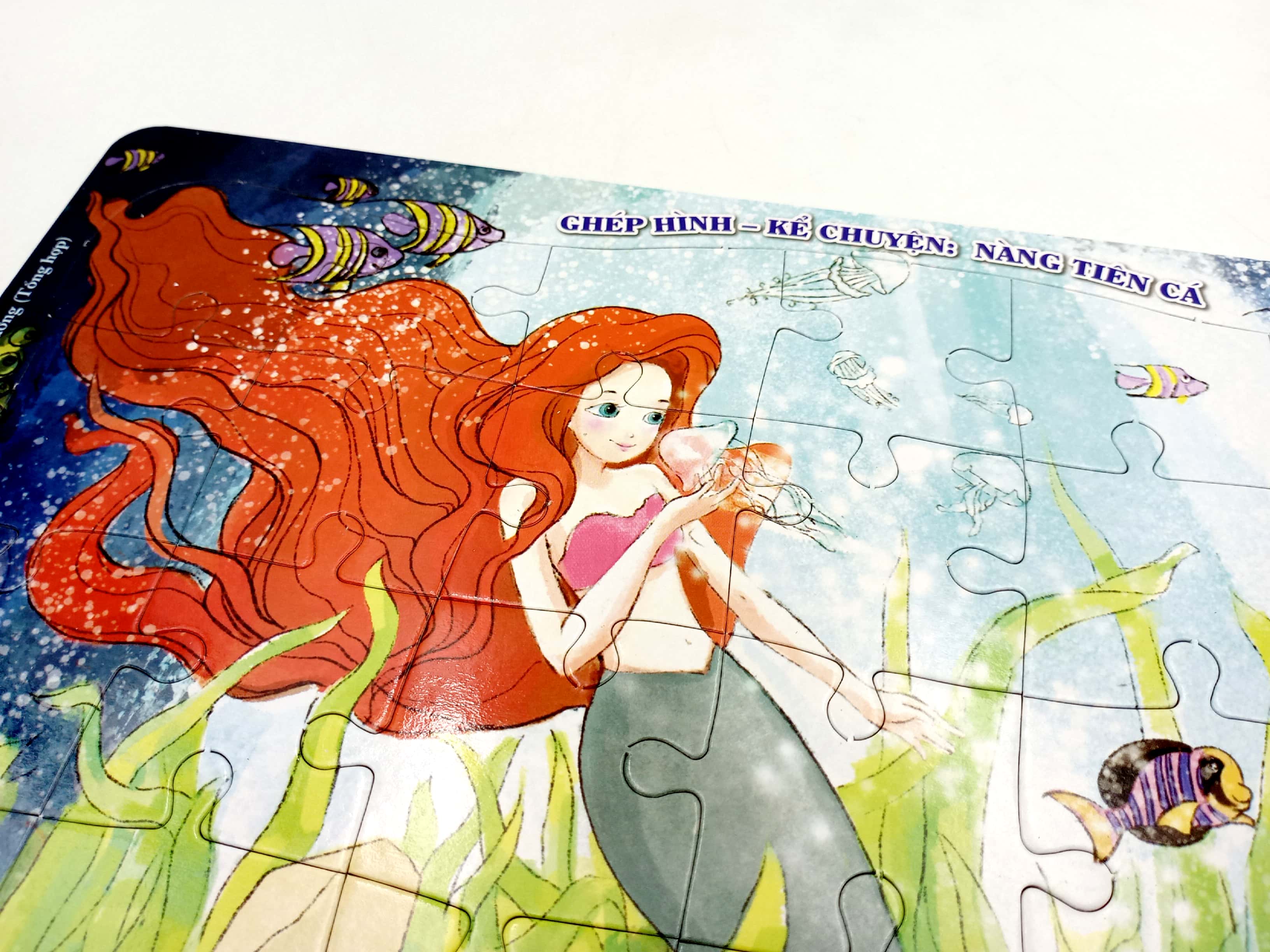 ghép hình - kể chuyện: nàng tiên cá