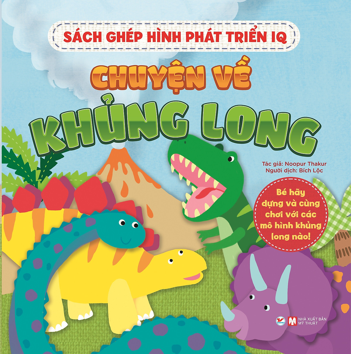 ghép hình phát triển iq - chuyện kể về khủng long