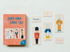 ghép hình sáng tạo - học bảng chữ cái tiếng anh và khám phá văn hóa