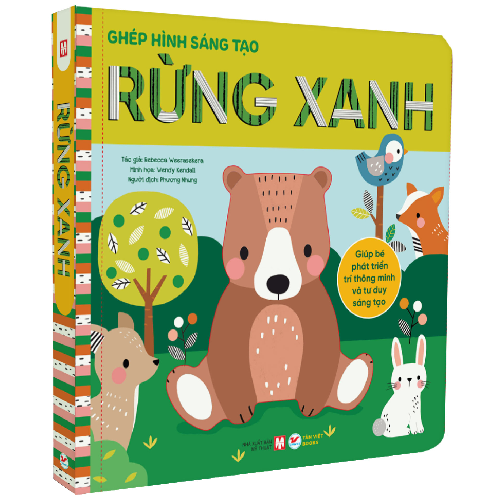 ghép hình sáng tạo - rừng xanh