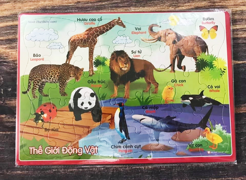 ghép hình - thế giới động vật