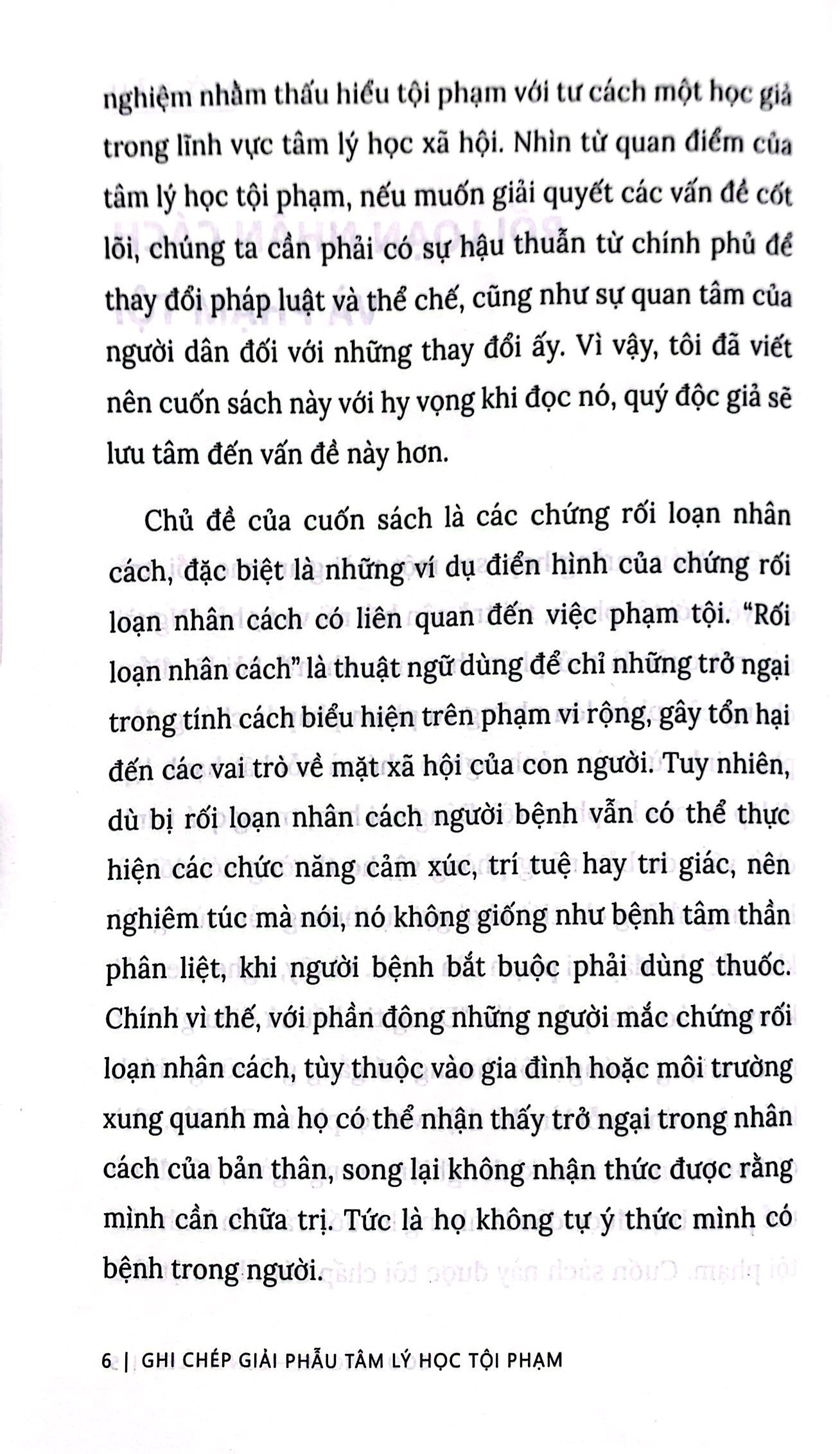 ghi chép giải phẫu tâm lý học tội phạm